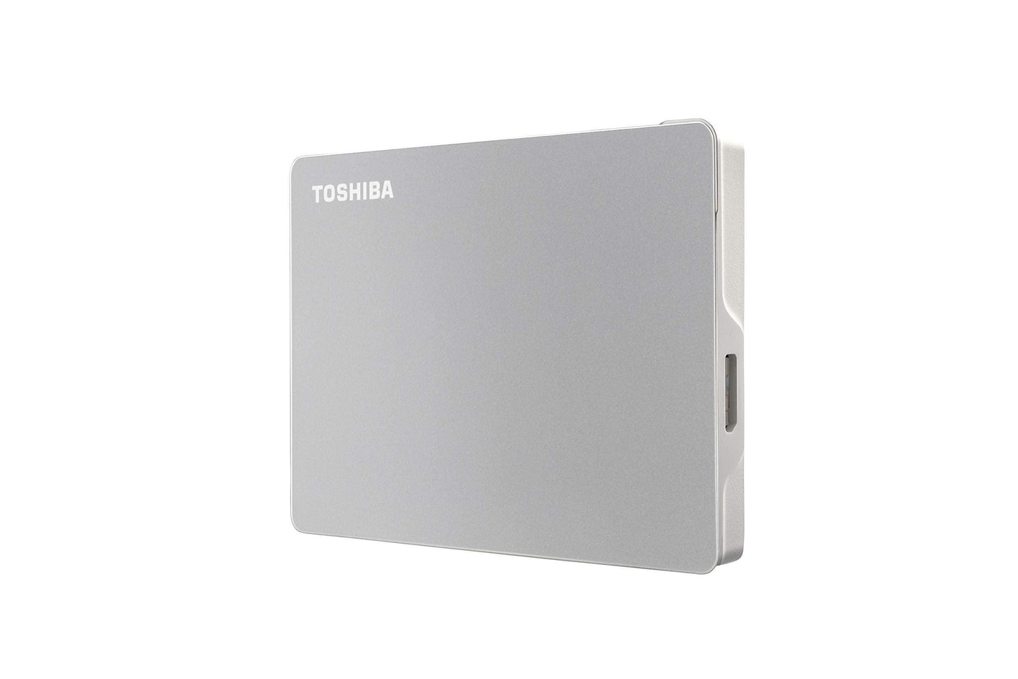 TOSHIBA Canvio Flex 2TB Portable External HDD, USB-C® USB3.0 for Mac, Windows PC, Laptop and Tablet. 3 Years Warranty. External Hard Drive - Silver - Triveni World