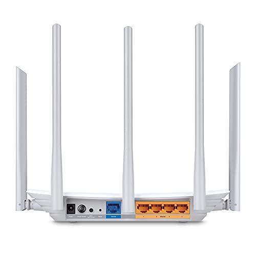 TP-Link Archer C60 AC1350 Dual Band Wireless, Wi-Fi Speed Up to 867 Mbps/5 GHz + 450 Mbps/2.4 GHz, Supports Parental Control, Guest WiFi, MU-MIMO Router, Qualcomm Chipset- White - Triveni World