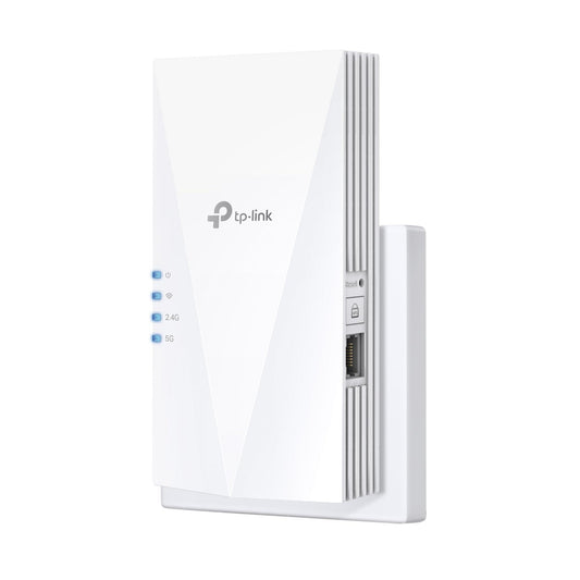 TP-Link AX3000 Mesh Dual Band Wi-Fi 6 Range Extender, Broadband/WiFi Extender, Wireless Booster/Hotspot with 1 Gigabit Port, 160 MHz Channels, Built-in Access Point Mode, Easy Setup (RE700X) - Triveni World