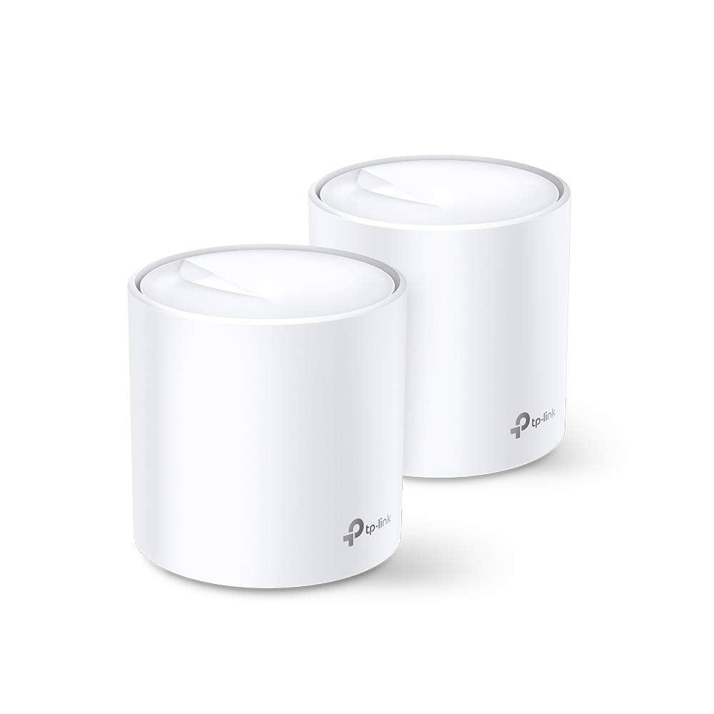 TP-Link Deco X60 Whole Home Mesh Wi-Fi System, AX5400 Dual_Band Wireless WiFi 6 Speeds Up to 5400Mbps, Work with Amazon Echo/Alexa, OFDMA and MU-MIMO Technology Router, Pack of 2, White - Triveni World