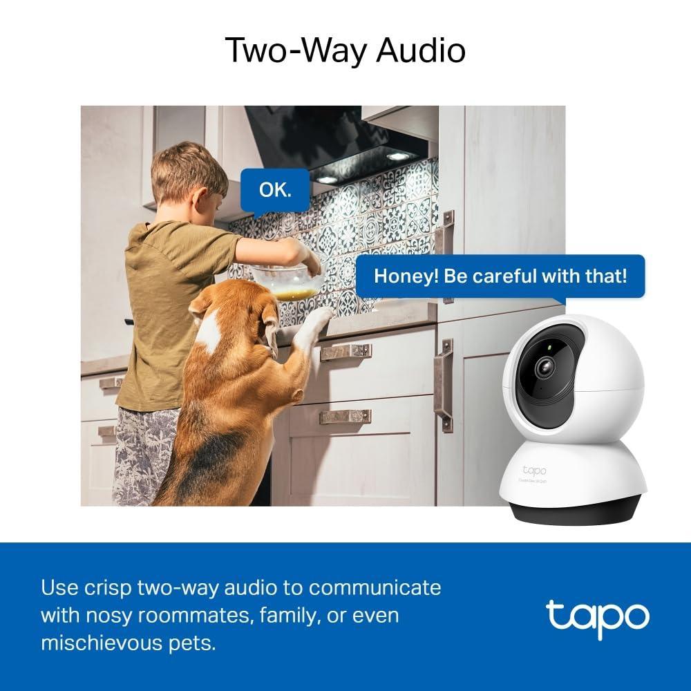 TP-Link Tapo C220 Pan/Tilt Smart AI 2K 4MP QHD 1440p Home Security Wi-Fi Camera| Alexa & Google Assistant Enabled |Night Vision|Two-Way Audio| Motion Detection - Triveni World