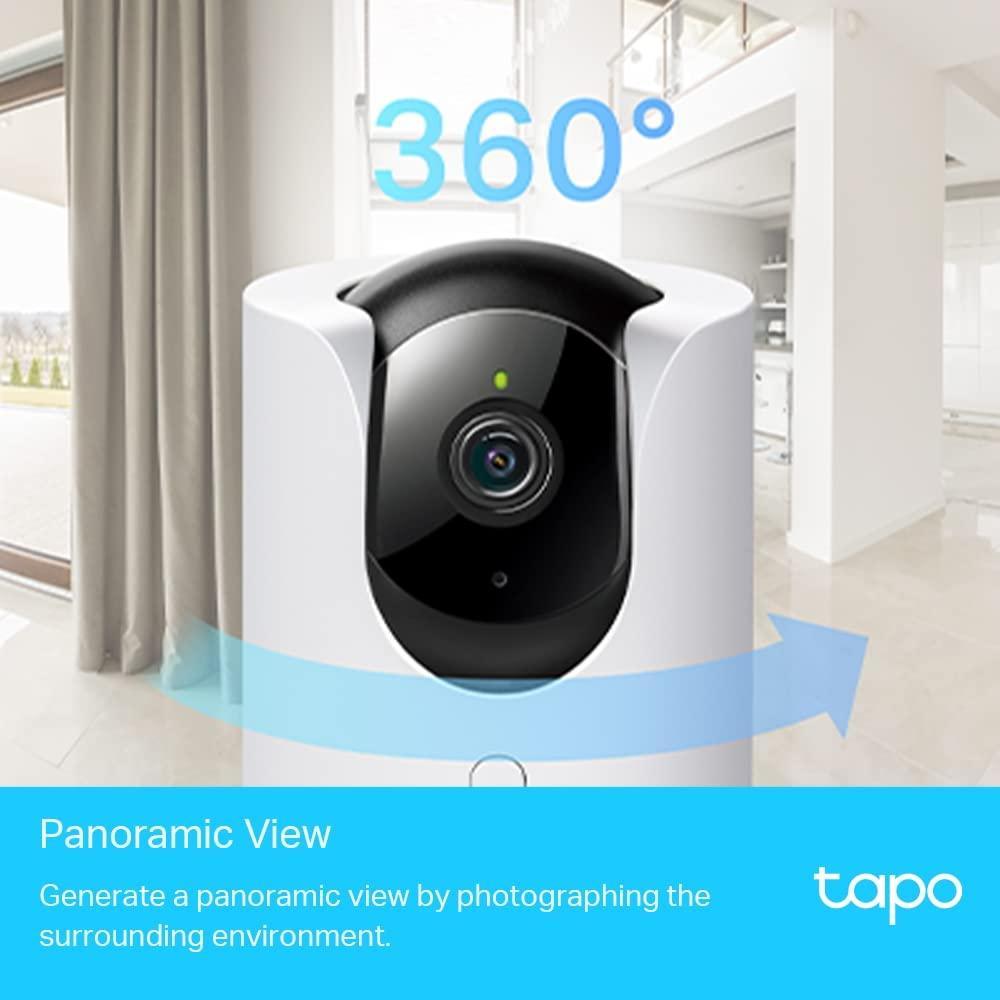 TP-Link Tapo C225 4MP 2K QHD 1440p Pan/Tilt WiFi SecuritySmart AI Camera, Indoor CCTV, Starlight Sensor, Night Vision, Alexa Google and Apple Home Compatibility, No Hub Required, SD Storage - Triveni World