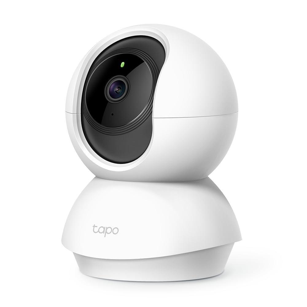 TP-Link Tapo Pan/Tilt Smart Security Camera, Indoor CCTV, 360° Rotational Views, Works with Alexa&Google Home, No Hub Required, 1080p, 2-Way Audio, Night Vision, SD Storage, Device Sharing (TC70) - Triveni World