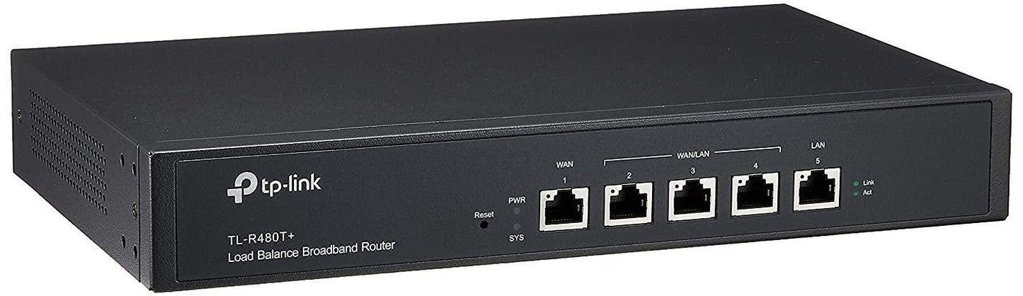 TP-LINK TL-R480T+ Load Balance Broadband Business Router with Up to 4 WAN Ports, PPPoE Server, Advanced QoS and Strong Firewall - Triveni World