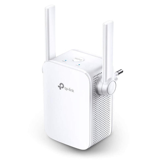 TP-Link TL-WA855RE N300 Mbps Single Band Universal Wireless Range Extender, Broadband/WiFi Extender with 1 Ethernet Port and 2 External Antennas, Plug and Play, Built-in Access Point Mode, White - Triveni World