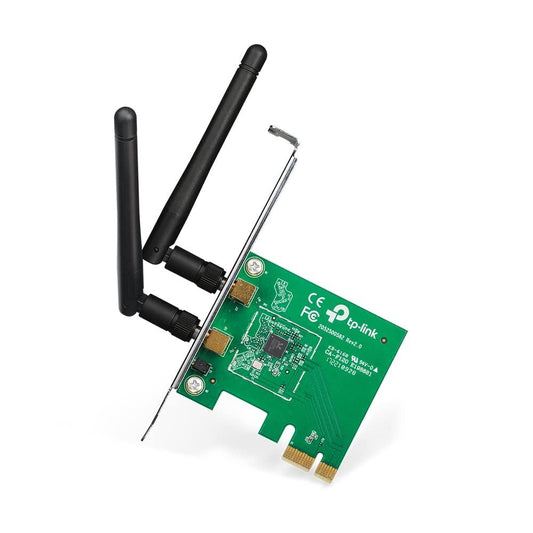 TP-Link TL-WN881ND 300 Mbps Wireless N PCI Express Adapter, PCIe Network Interface Card for Desktop, Low-Profile Bracket Included, Supports Windows 11/10/8.1/8/7 and Linux, Black - Triveni World