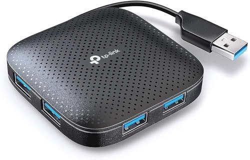 TP-Link UH400 USB 3.0 4-Port Portable Data Hub for Mac, iMac, MacBook Pro Air, Ultrabooks, Tablet, Laptop and Any PC, Windows, Mac OS X and Linux Systems- Black - Triveni World