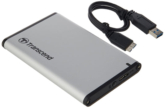 Transcend 6.35 cm (2.5") Portable internal HDD/SSD Enclosure Casing 25S3 - USB 3.1 - Triveni World