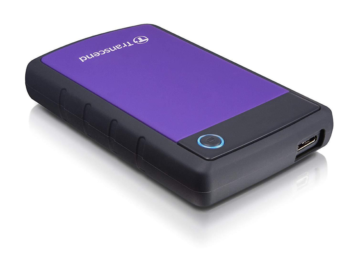 Transcend StoreJet 2TB External HDD USB 3.1 Gen1 | One Touch auto Backup | 2.5" HDD | 3 Yrs. Warranty | Purple - TS2TSJ25H3P - Triveni World