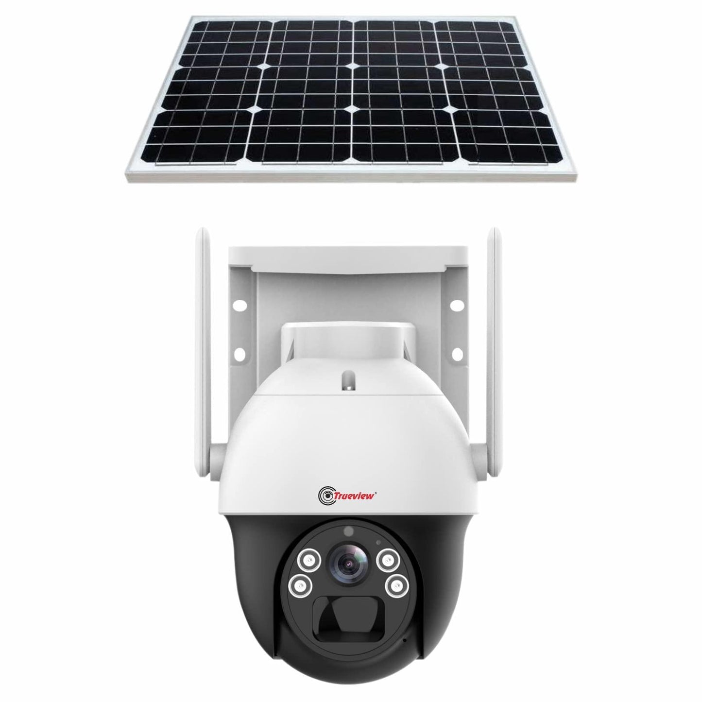 Trueview 4G Sim 4Mp Solar Powered CCTV Security Camera with Solar Panel | Surveillance for Agriculture | Remote Area | Construction Site | Garden (4MP Solar Mini PTZ) - Triveni World