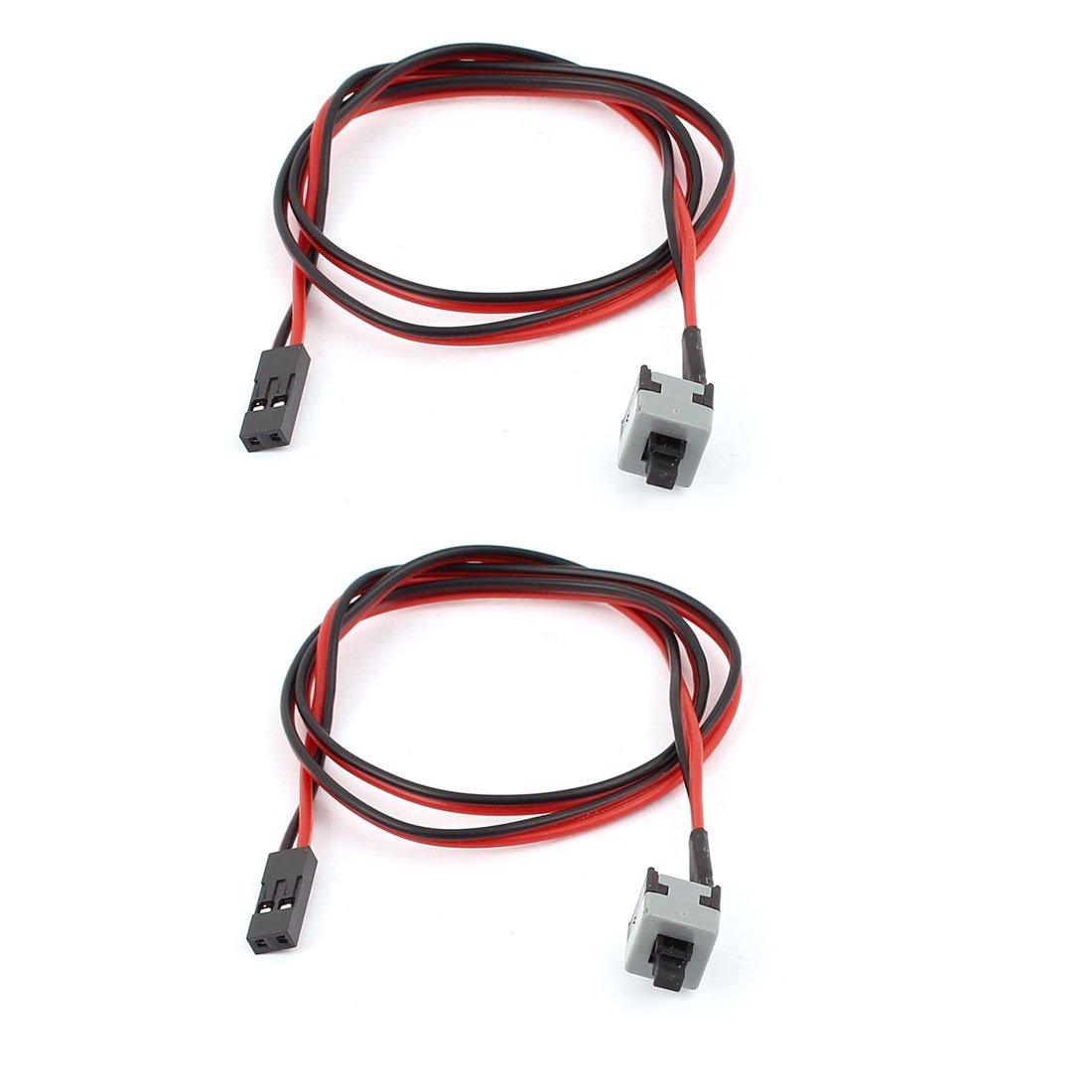 Truvic ATX PC Computer Motherboard Switch On/Off/Reset Power Cable 2Pcs - Triveni World