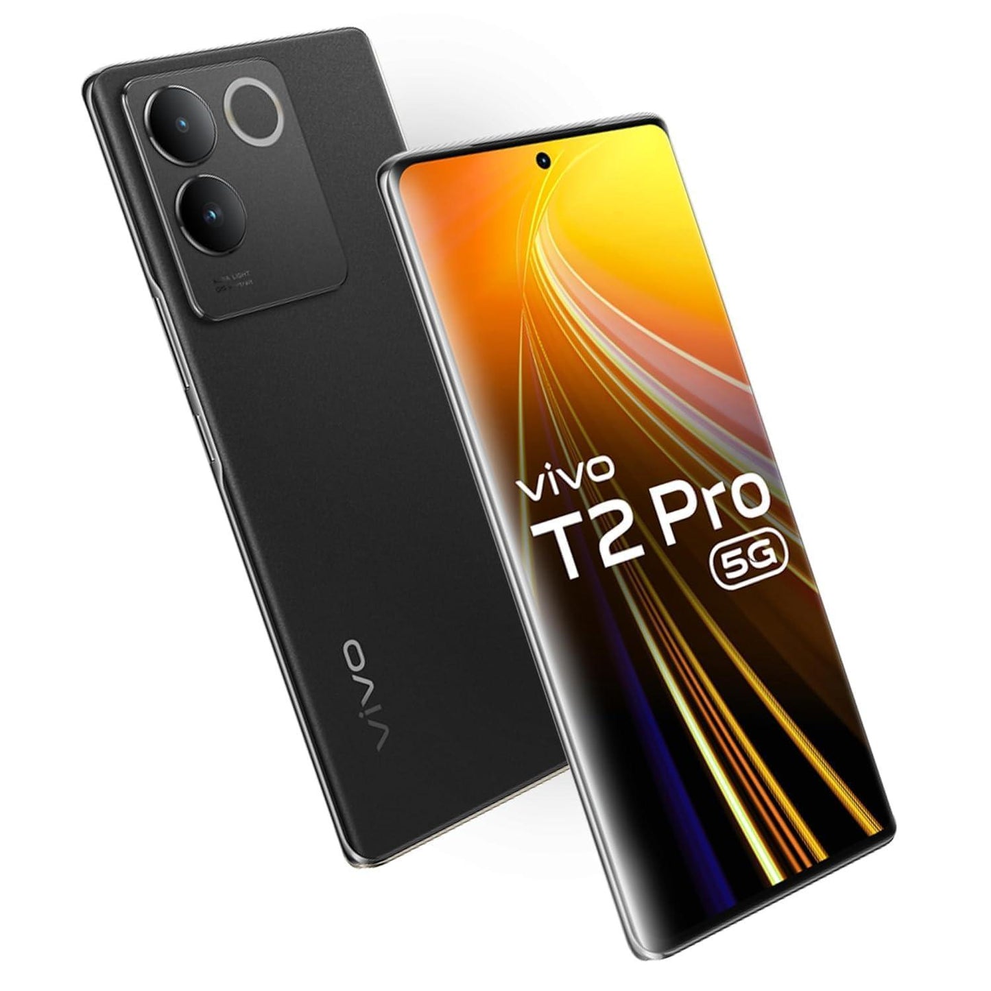 Vivo T2 Pro 5G Smartphone (Moon Black, 8GB RAM, 256GB Storage) Mediatek Dimensity 7200 Processor | Dual Sim | 4600 mAh Battery - Triveni World