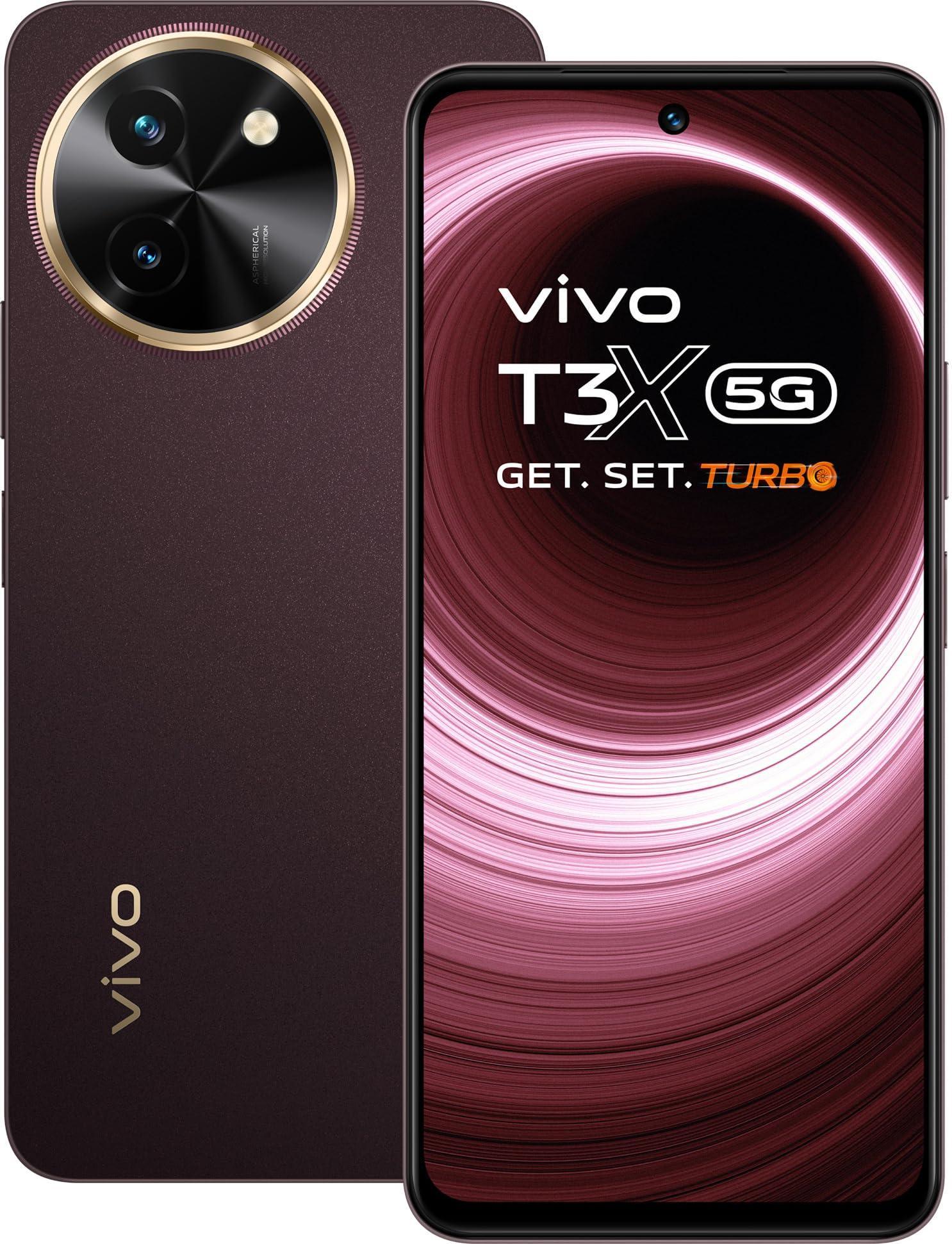 Vivo T3x 5G (Crimson Bliss, 128 GB) (6 GB RAM) - Triveni World