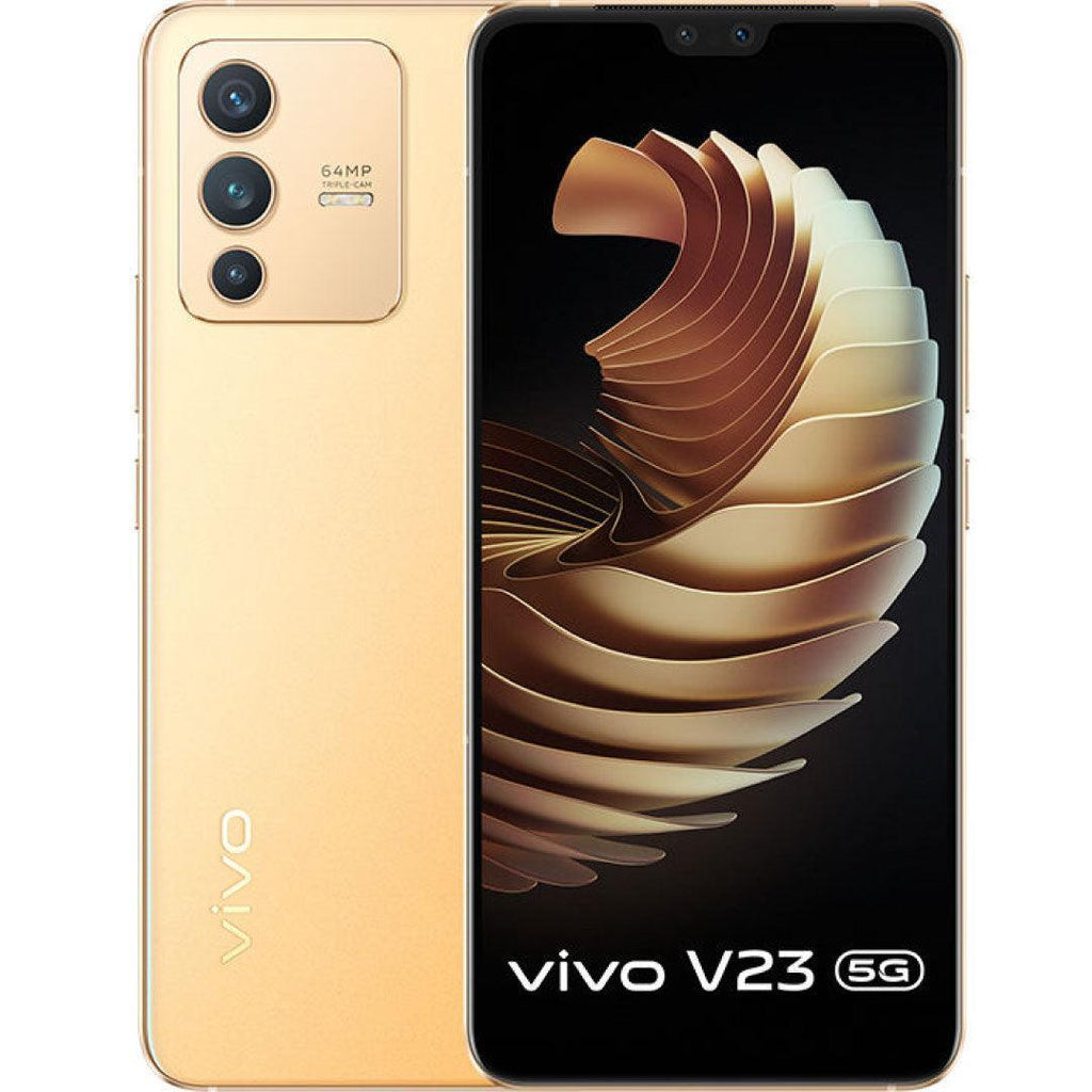 Vivo V23 Pro 5G Refurbished (Sunshine Gold 128GB, 8GB) - Triveni World