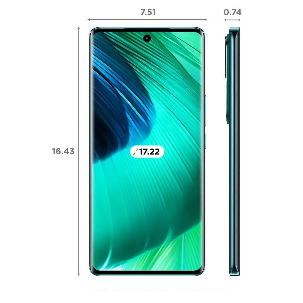 Vivo V30 5G Smartphone, 8GB RAM 128GB Storage, Peacock Green - Triveni World