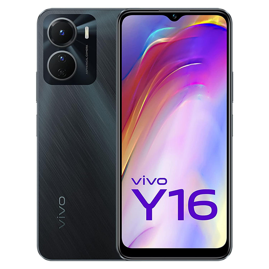 vivo Y16 (Stellar Black, 3GB RAM, 64GB Storage) with No Cost EMI/Additional Exchange Offers - Triveni World