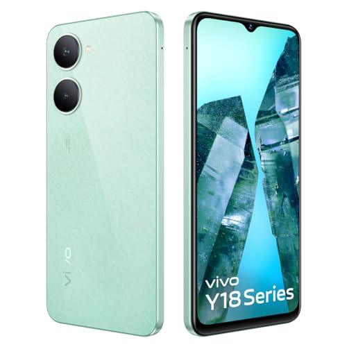 vivo Y18 (Gem Green, 4GB RAM, 64GB Storage) with No Cost EMI/Additional Exchange Offers | Without Charger - Triveni World