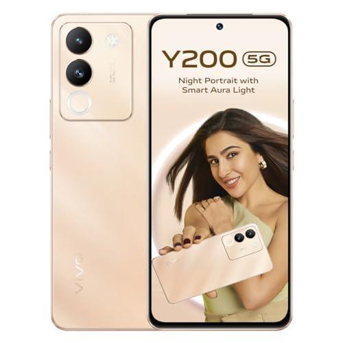 Vivo Y200 5G (Desert Gold, 8GB RAM, 128GB Storage) with No Cost EMI/Additional Exchange Offers - Triveni World