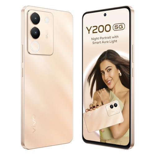 Vivo Y200 5G (Desert Gold, 8GB RAM, 128GB Storage) with No Cost EMI/Additional Exchange Offers - Triveni World