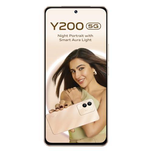 Vivo Y200 5G (Desert Gold, 8GB RAM, 128GB Storage) with No Cost EMI/Additional Exchange Offers - Triveni World