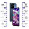 Vivo Y22 (Starlit Blue, 4GB RAM, 128GB Storage) with No Cost EMI/Additional Exchange Offers - Triveni World