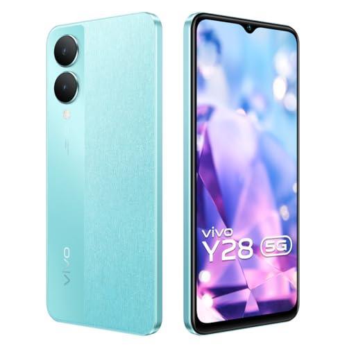 Vivo Y28 5G (Glitter Aqua, 4GB RAM, 128GB Storage) with No Cost EMI/Additional Exchange Offers - Triveni World