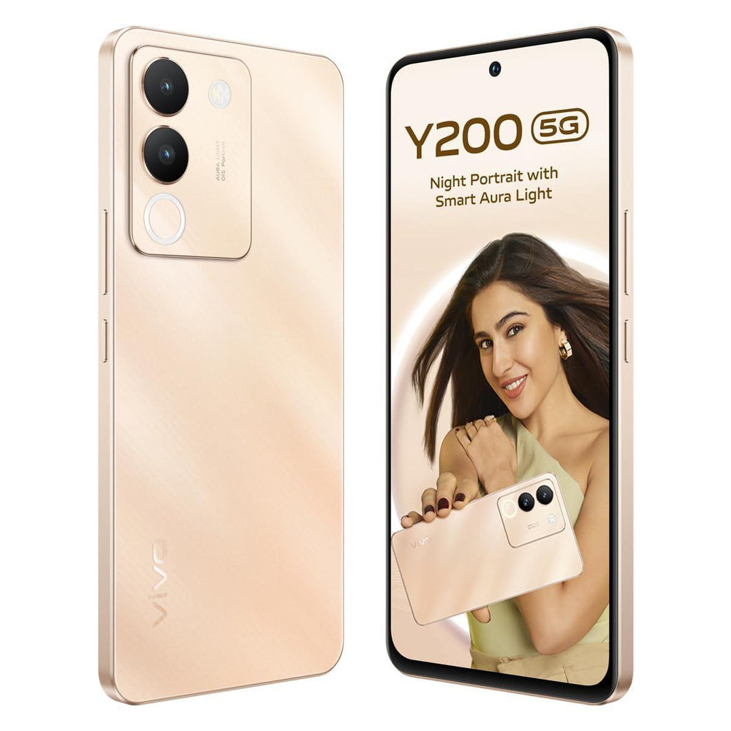 Vivoo Y200 5G (8GB RAM, 128GB Storage) (Gold) - Triveni World