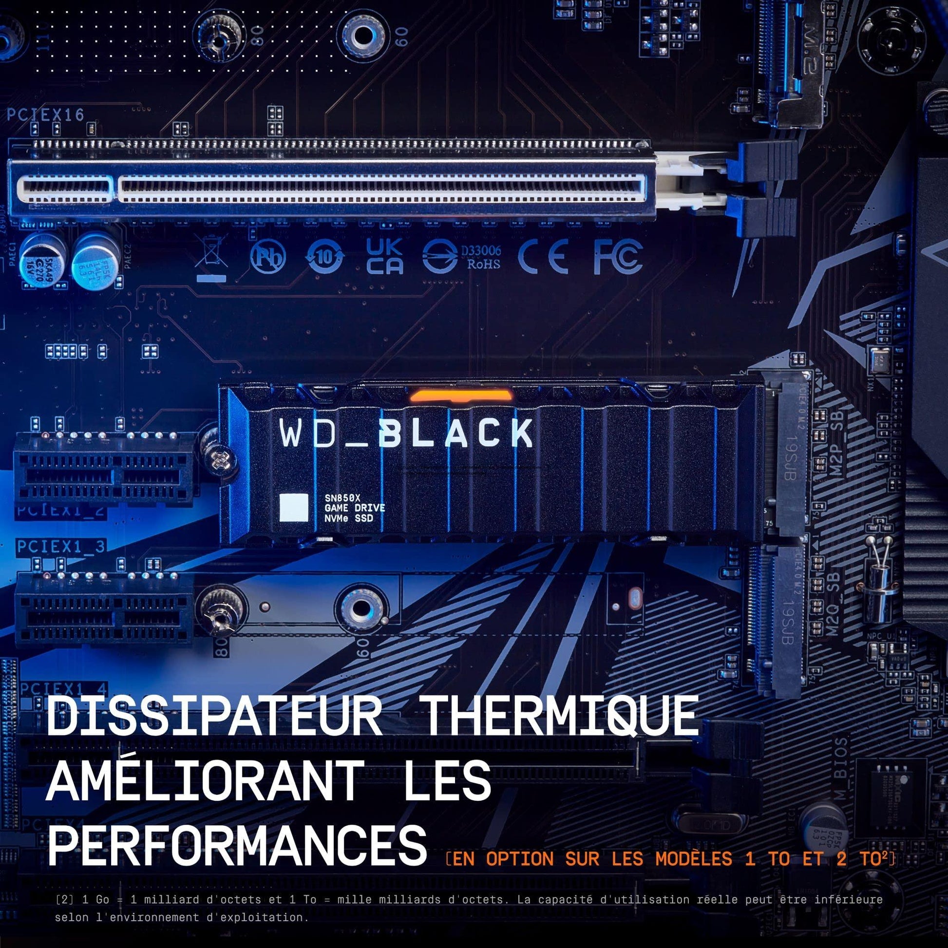 WD_Black SN850X NVMe™ SSD Gaming Storage with Heatsink, 1TB - Triveni World