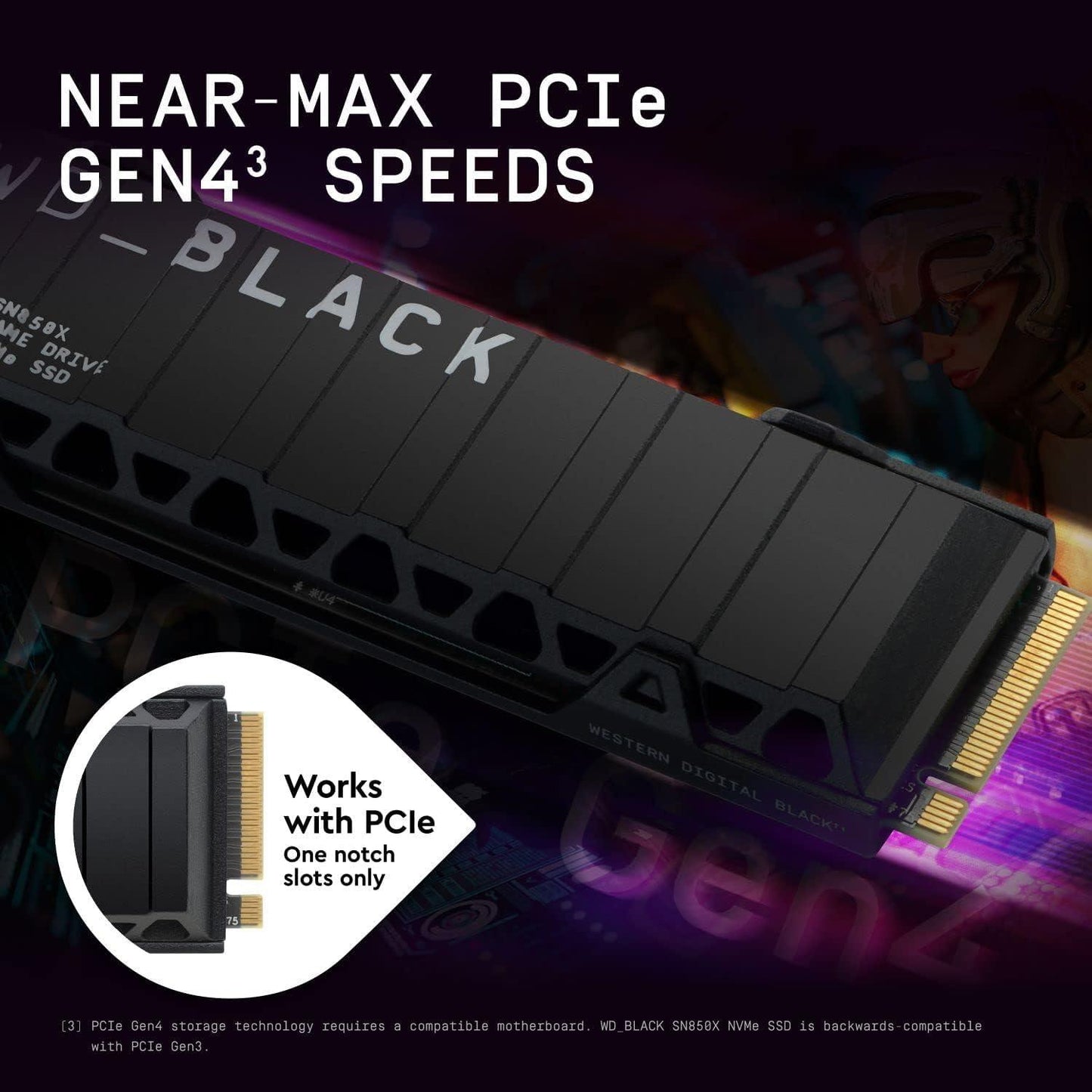 WD_Black SN850X NVMe™ SSD Gaming Storage with Heatsink, 2TB - Triveni World