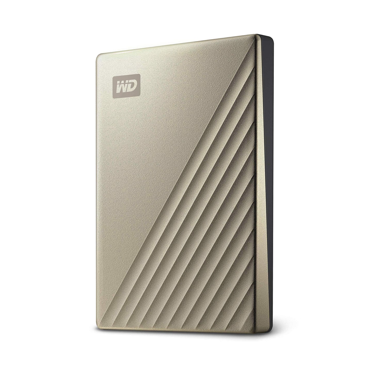 Western Digital WD 2TB My Passport Ultra Portable Hard Disk Metal Drive, USB-C & USB 3.1 with Automatic Backup,Password Protection, Compatible with Windows&Mac, External HDD-Gold - Triveni World