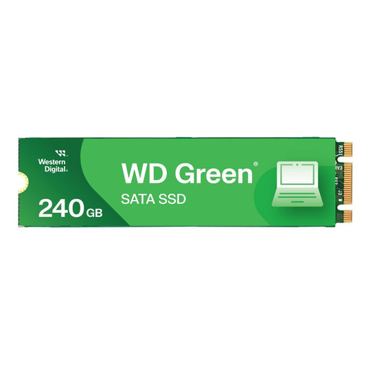 Western Digital WD Green M.2 240GB, Up to 545MB/s, 2.5 Inch/7 mm, 3Y Warranty, Internal Solid State Drive (SSD) (WDS240G3G0B) - Triveni World