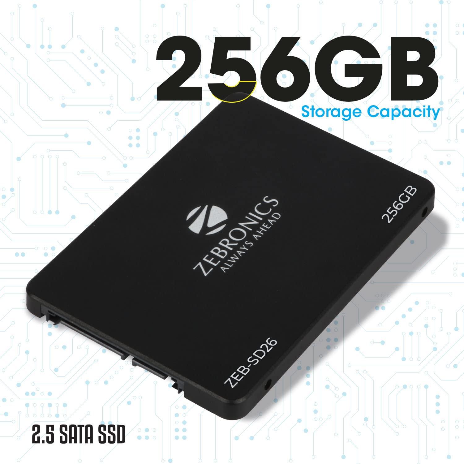 ZEB-SD26 256 GB Solid State Drive, TLC, SATA II & SATA III Interface - Triveni World