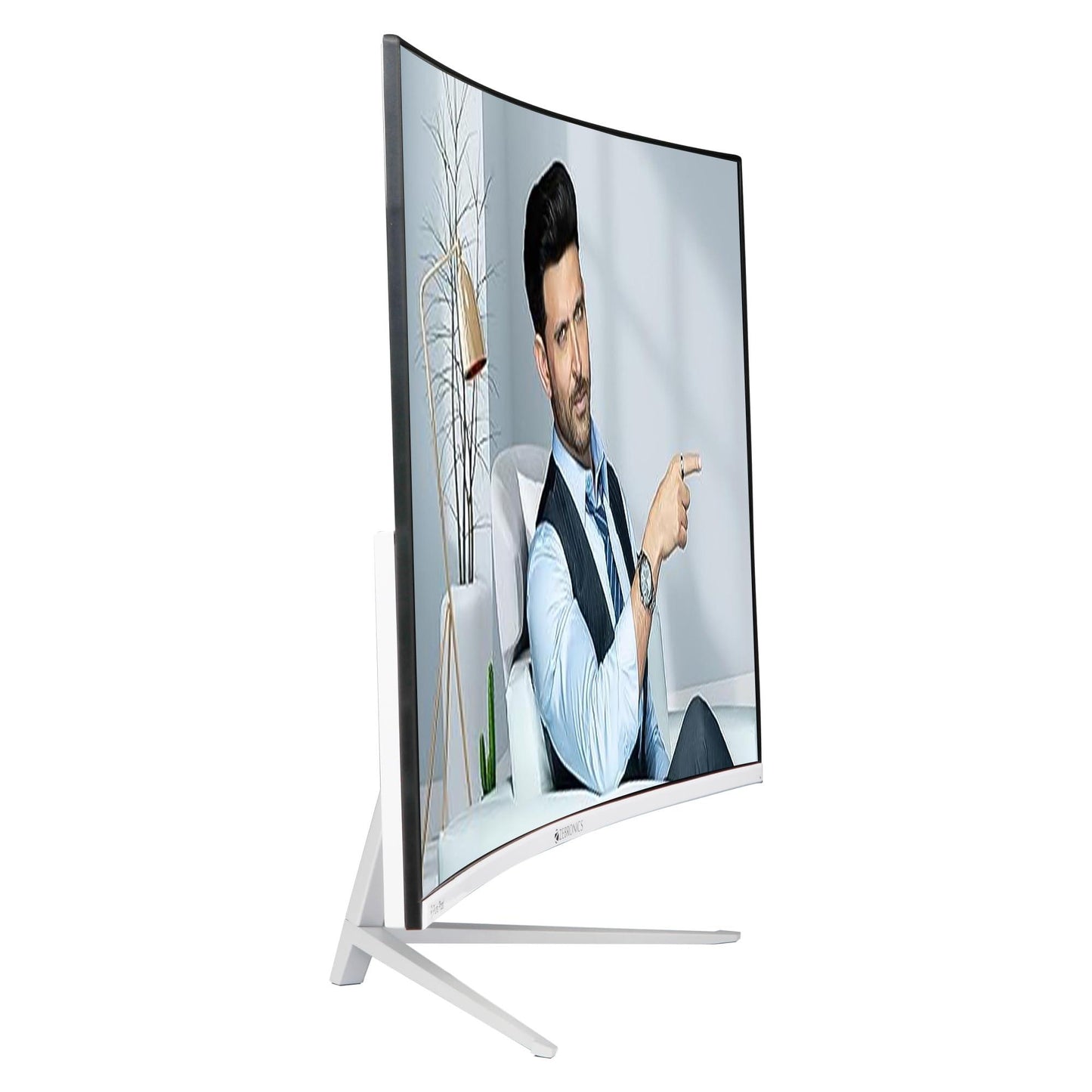 ZEBRONICS AC32FHD LED Curved 75Hz 80Cm (32") (81.28 Cm) 1920x1080 Pixels FHD Resolution Monitor with HDMI + VGA Dual Input, Built-in Speaker, Max 250 Nits Brightness, Black - Triveni World