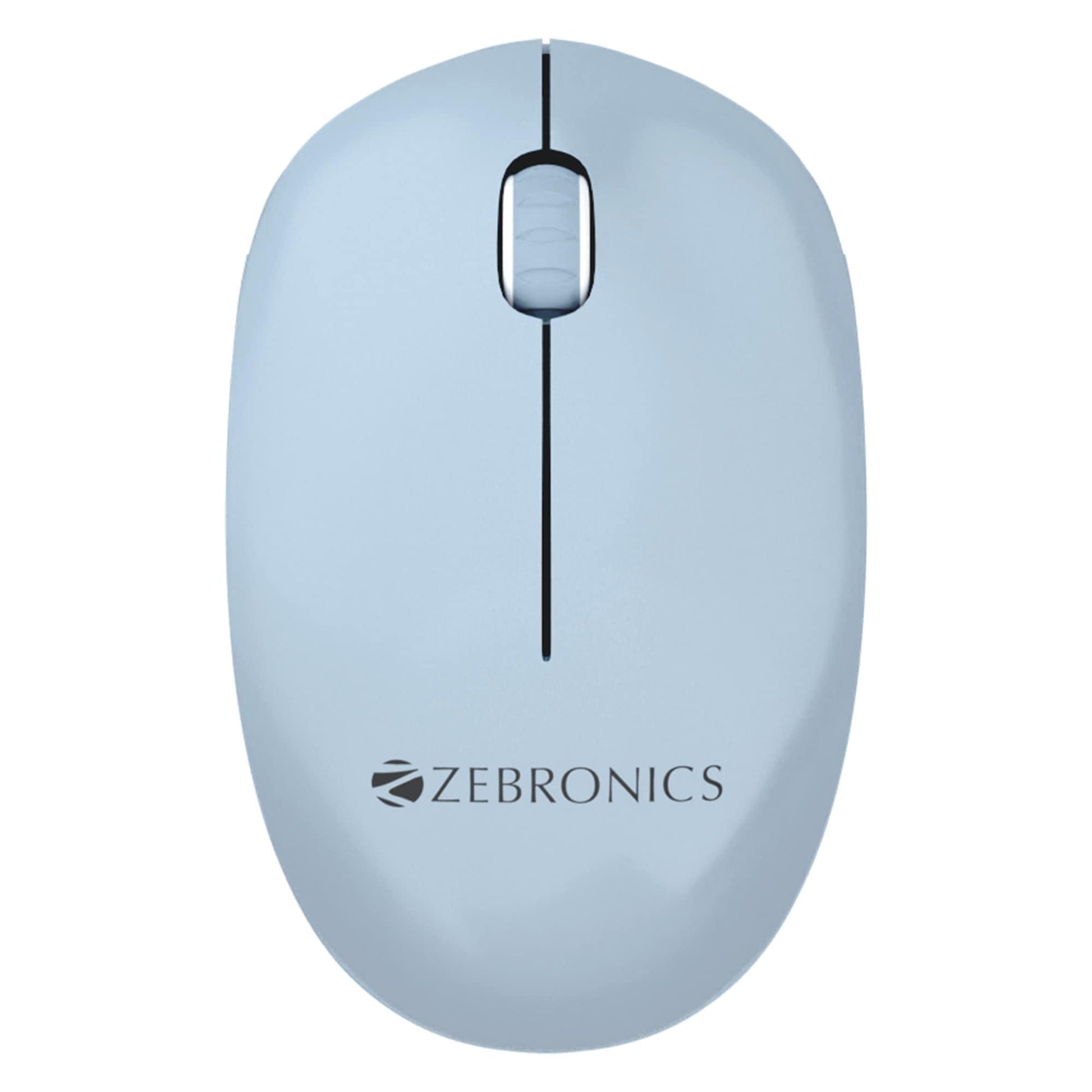 ZEBRONICS CHEETAH Wireless mouse with 1600 DPI, High accuracy, Precise usage, 3 buttons, Ergonomic and comfortable design (Blue) - Triveni World