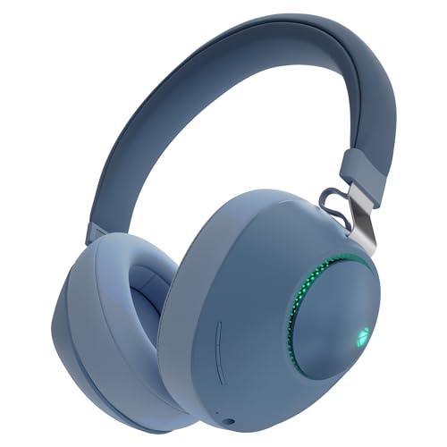 ZEBRONICS Duke 60hrs Playback Bluetooth Wireless Over Ear Headphone with Mic (Blue) - Triveni World