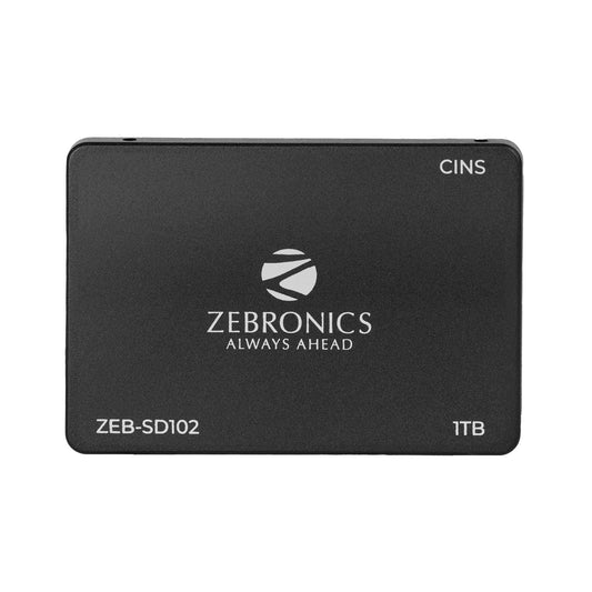 ZEBRONICS SD102 2.5" 1TB SSD, SATA III, 550MB/s Data Speed, Ultra Low Power, Silent Operation, S.M.A.R.T. Technology and Thermal Management - Triveni World