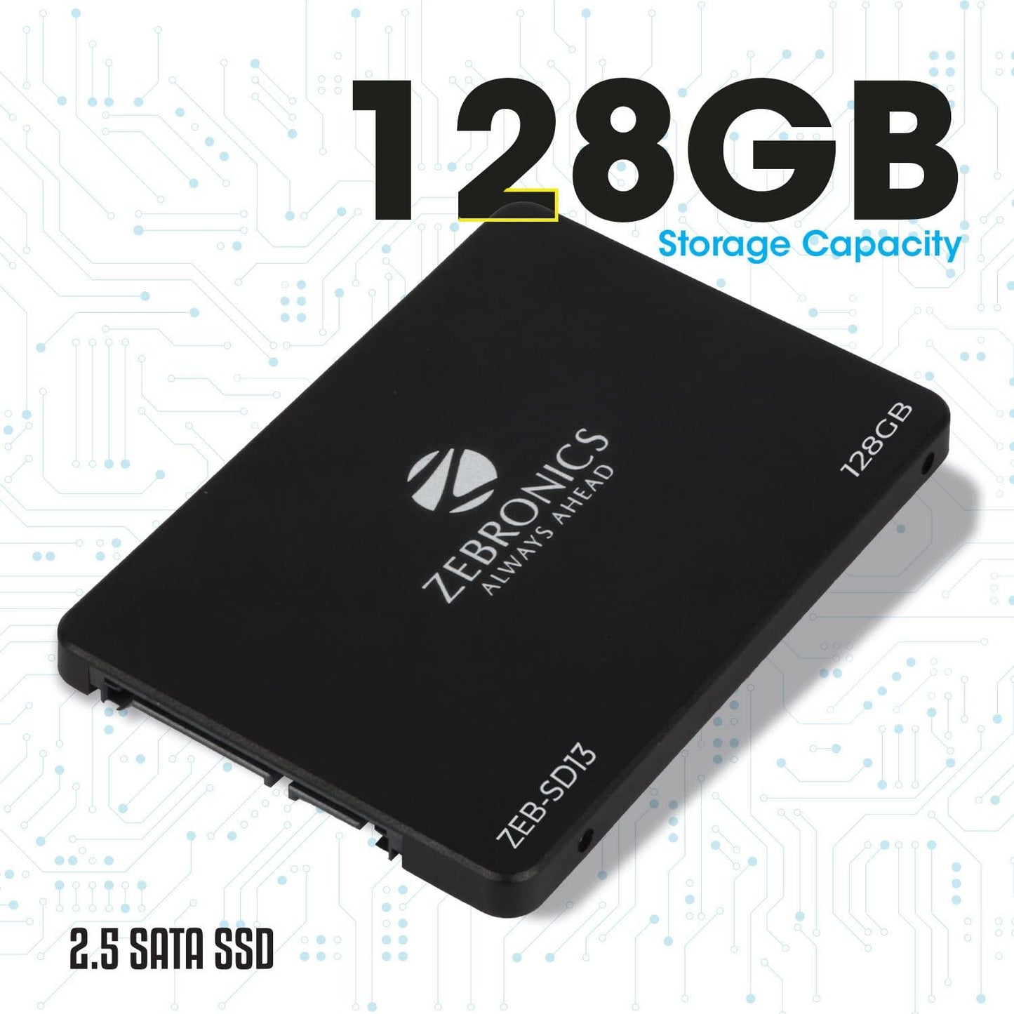 ZEBRONICS SD13 128GB SSD,Ultra Low Power Consumption, S.M.A.R.T. Thermal Management and Silent Operation. - Triveni World