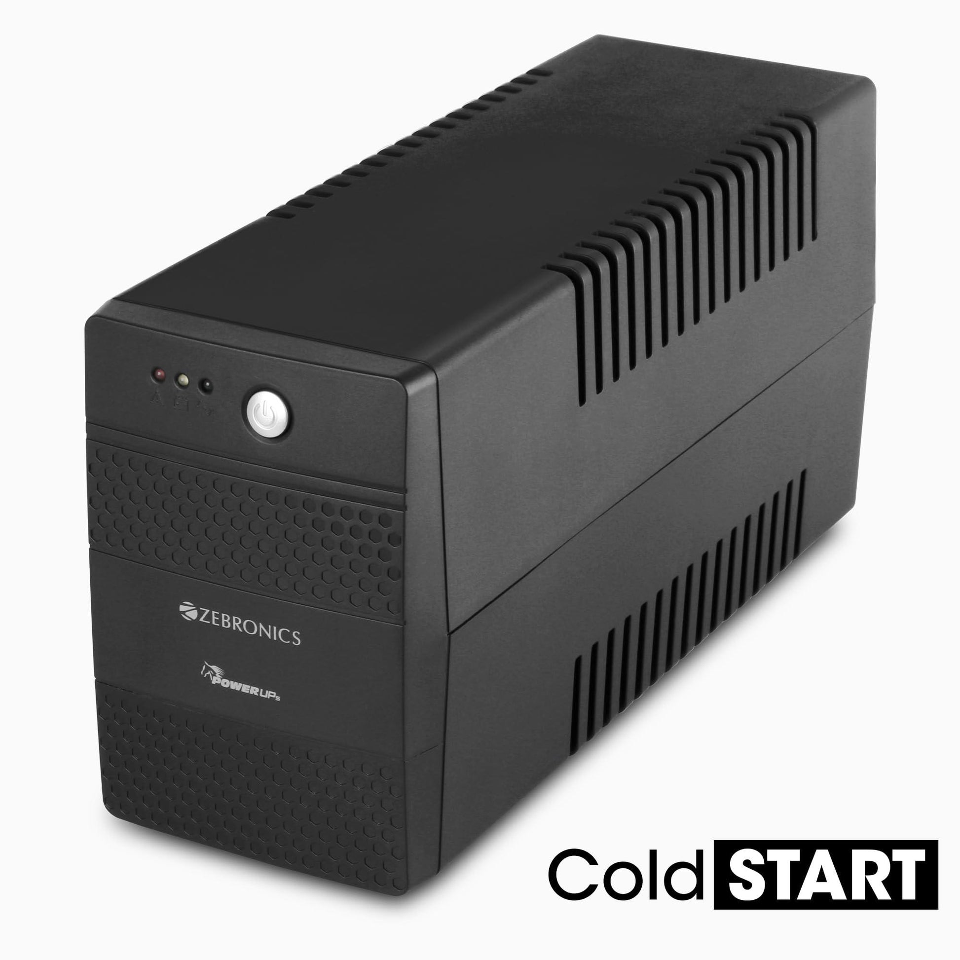 ZEBRONICS U735 600VA/360W Microcontroller Based UPS for Office Computers | Home PC with Auto Restart, Generator Compatible, Boost & Buck AVR, Built-in Protection, (Not for Routers) - Triveni World