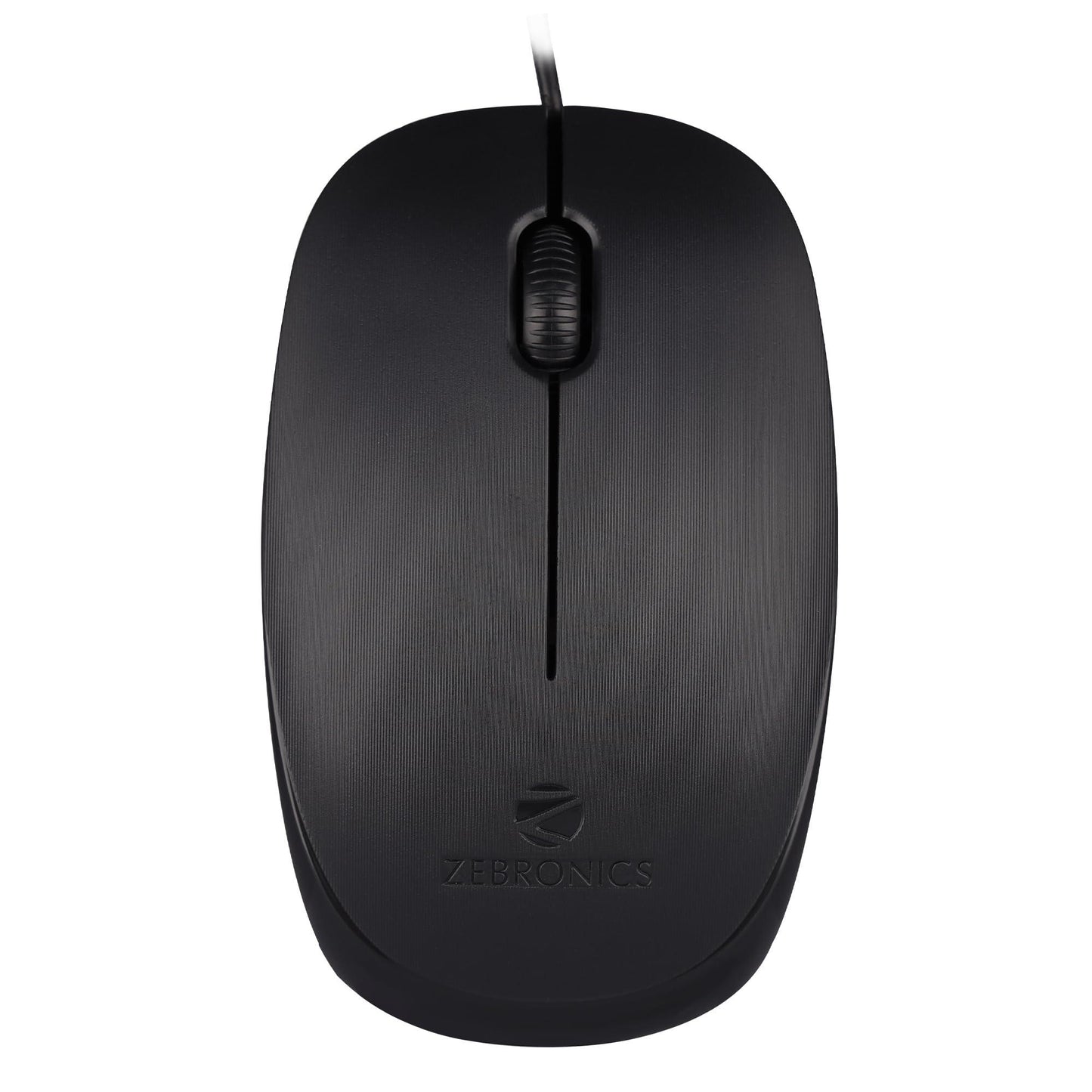 Zebronics Zeb-Power Wired USB Mouse, 3-Button, 1200 DPI Optical Sensor, Plug & Play, for Windows/Mac - Triveni World