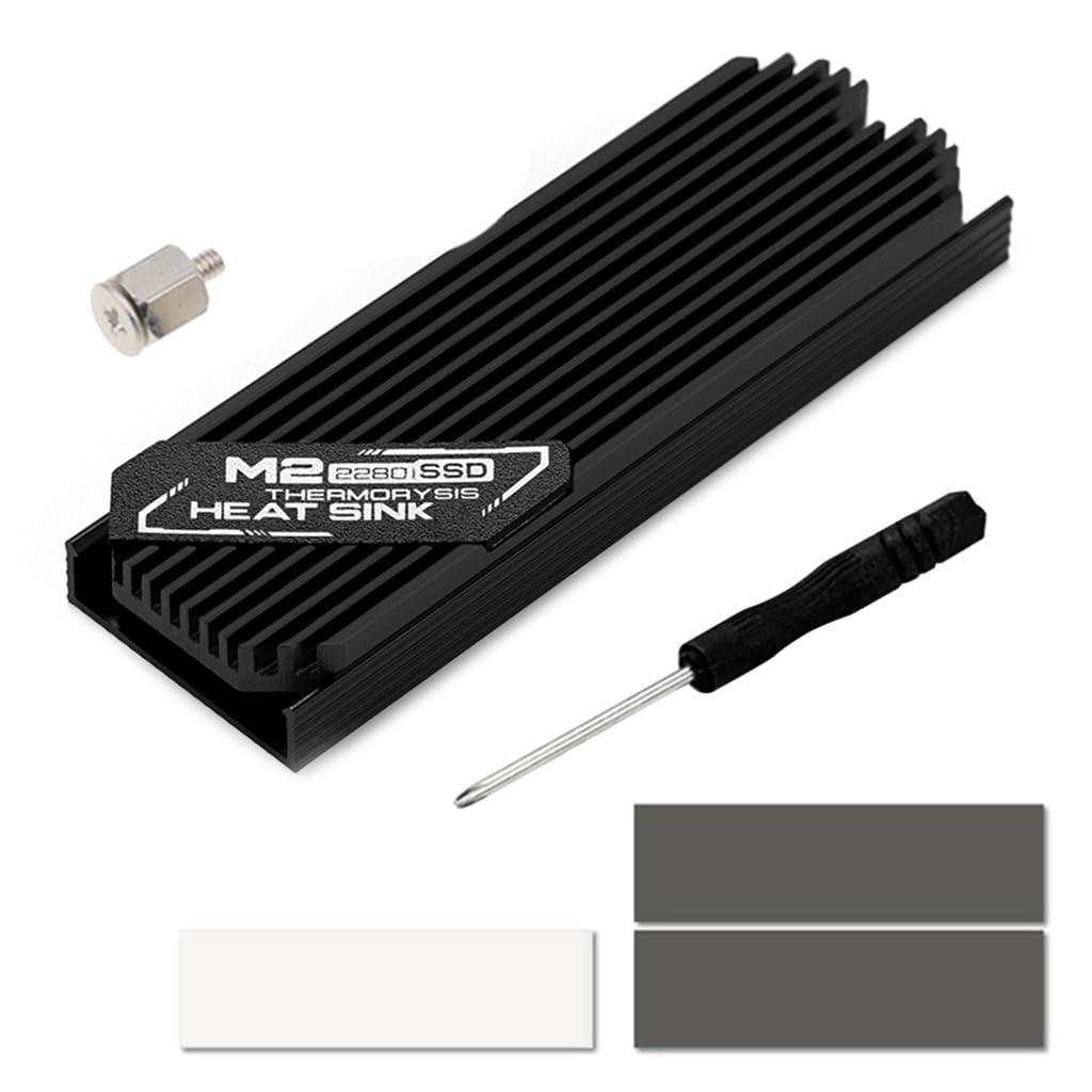 ZORBES® M.2 SSD NVMe Heat Sink heatsink M2 2280 SSD Hard Disk Aluminum Heat Sink with Thermal Pad for PCIe SATA M2 ssd PC thermal radiat - Triveni World