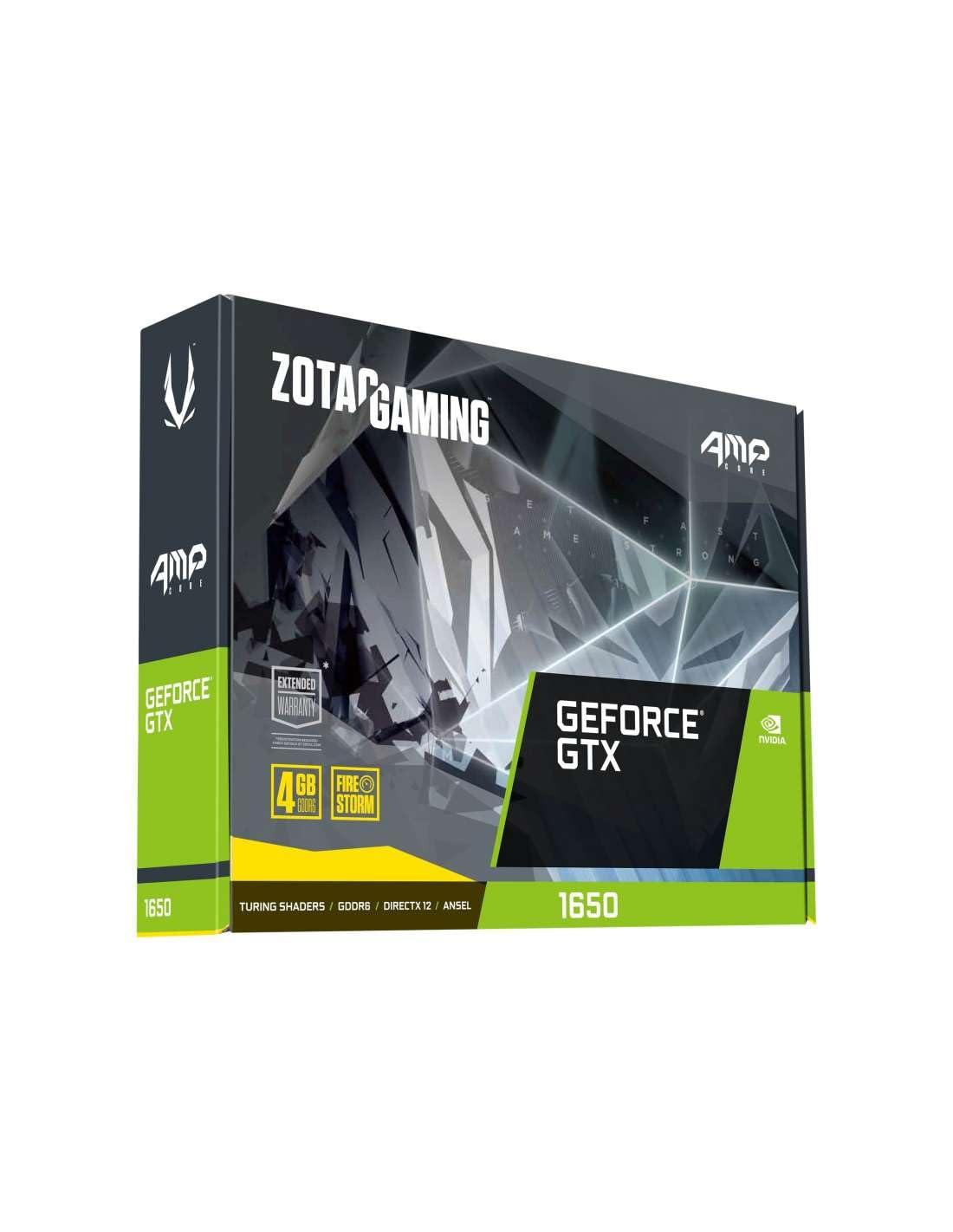 Zotac Gaming Geforce GTX 1650 Amp Core Gddr6 4Gb 128Bit Pcie 3.0 Graphics Card with 1650 Mhz Boost Clock&5 Years Warranty (2 Years Warranty + 3 Years Extended Warranty),pci_e - Triveni World