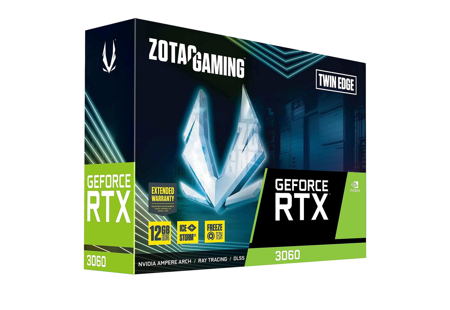 Zotac Gaming Geforce RTX 3060 Ti Twin Edge Lhr Gddr6 8Gb 256Bit Pcie 4.0 Graphics Card with Icestorm 2.0 Cooling,pci_e_x16,1665Mhz Boost Clock&5 Years Warranty(3 + 2 Years Extended Warranty) - Triveni World