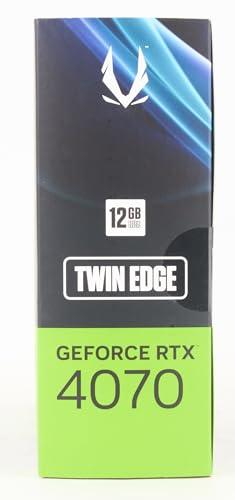 ZOTAC Gaming Geforce RTX 4070 Twin Edge 12Gb Gddr6X, 192Bit, 2490/21000, Hdcp, pci_e_x16, Three Dp, Hdmi, Medium Pack & 5 Years Warranty (3 Years Warranty + 2 Years Extended Warranty) - Triveni World