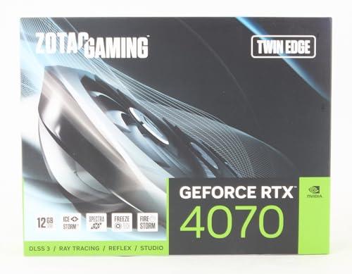 ZOTAC Gaming Geforce RTX 4070 Twin Edge 12Gb Gddr6X, 192Bit, 2490/21000, Hdcp, pci_e_x16, Three Dp, Hdmi, Medium Pack & 5 Years Warranty (3 Years Warranty + 2 Years Extended Warranty) - Triveni World