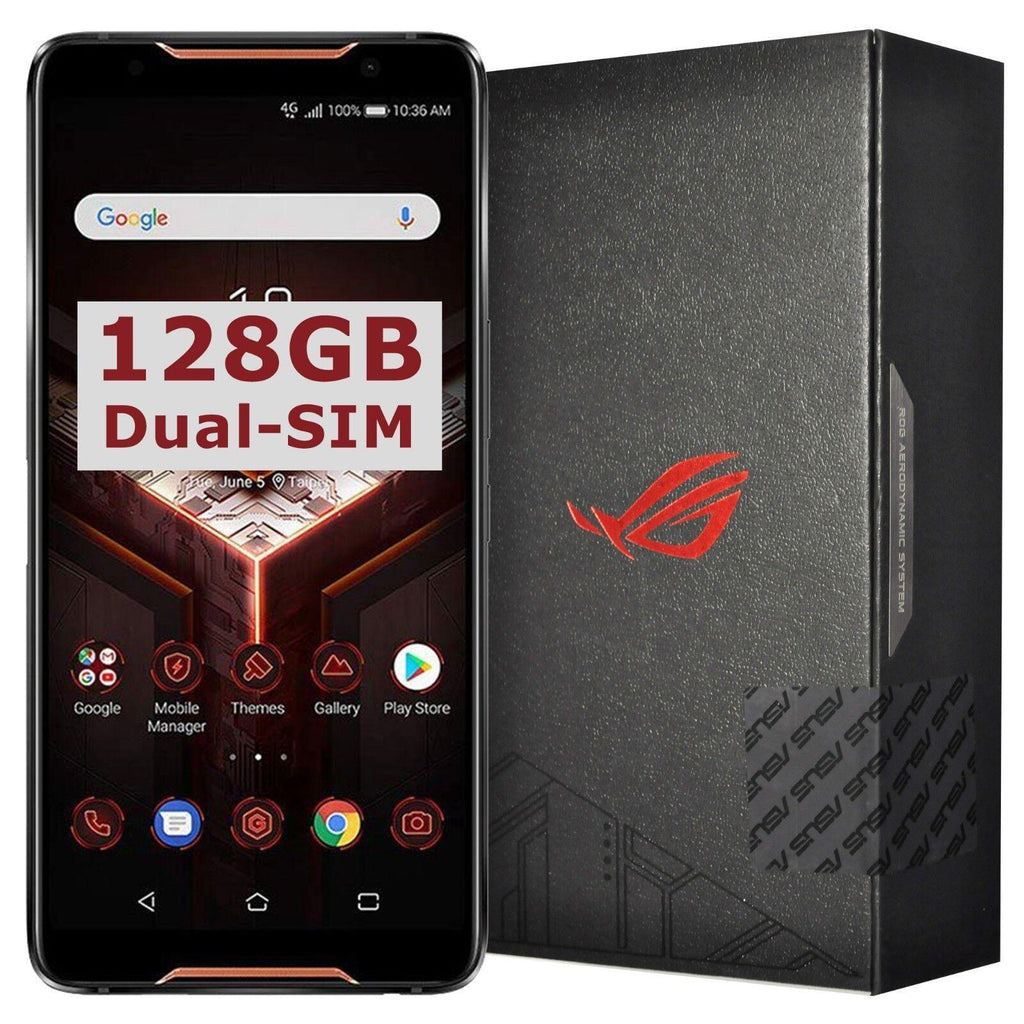 ASUS ROG Gaming Phone ZS600KL Dual-SIM 128GB Black Factory Unlocked 4G GSM Refurbished - Triveni World