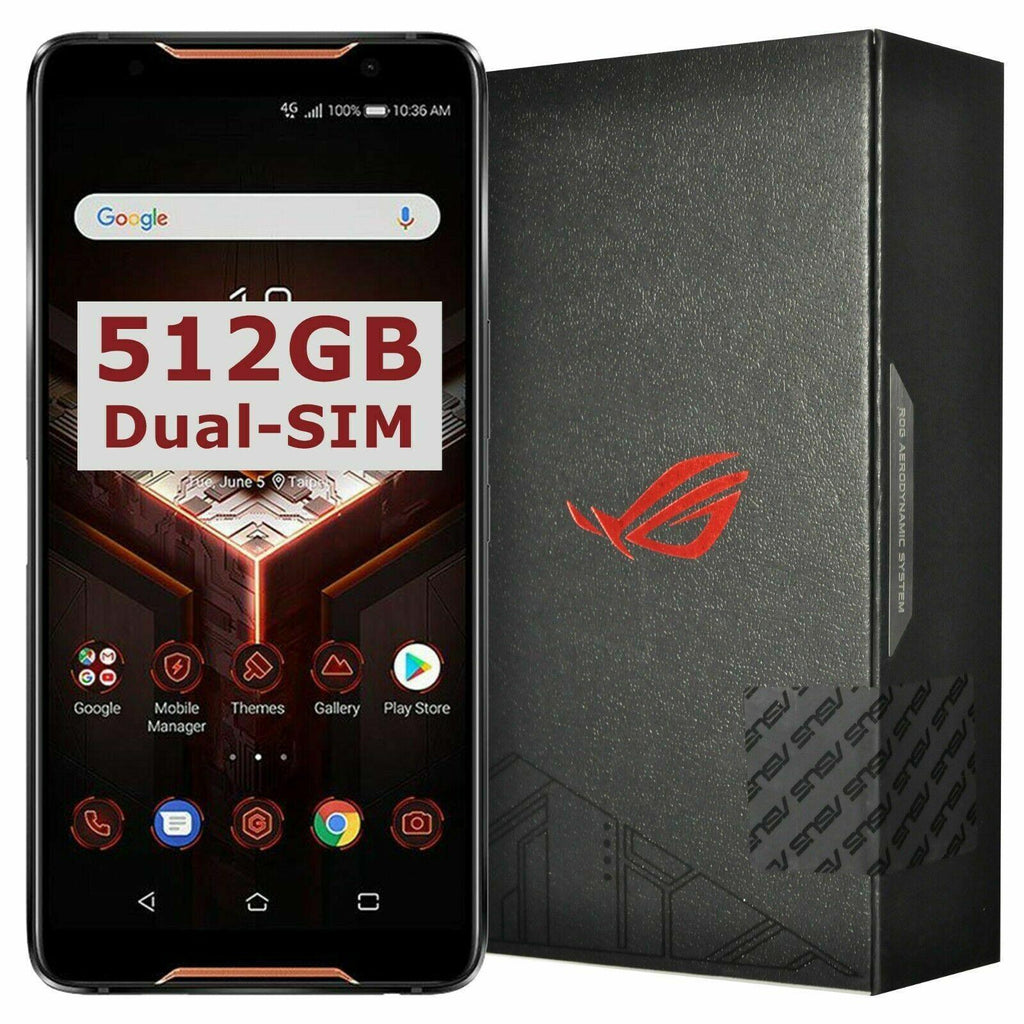 ASUS ROG Gaming Phone ZS600KL Dual-SIM 512GB Black Factory Unlocked 4G GSM | Refurbished - Triveni World