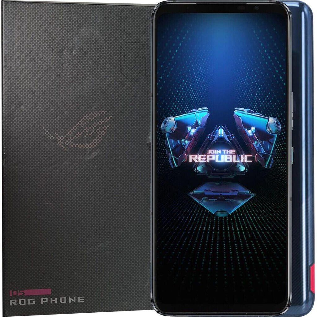 ASUS ROG Phone 5 Dual-SIM 256GB RAM+16GB Black Factory Unlocked 5G GSM Refurbished - Triveni World