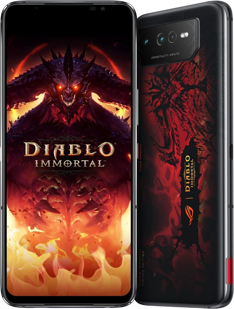 ASUS ROG Phone 6 Diablo Immortal Edition, 6.78” FHD+ 2448x1080 165Hz, 16GB RAM, Refurbished - Triveni World