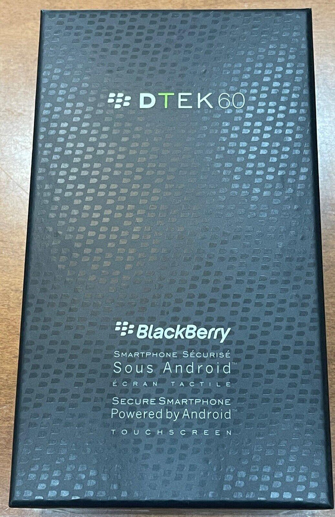 BlackBerry DTEK60 - 32GB - Black (Unlocked) - Brand New - Refurbished - Triveni World