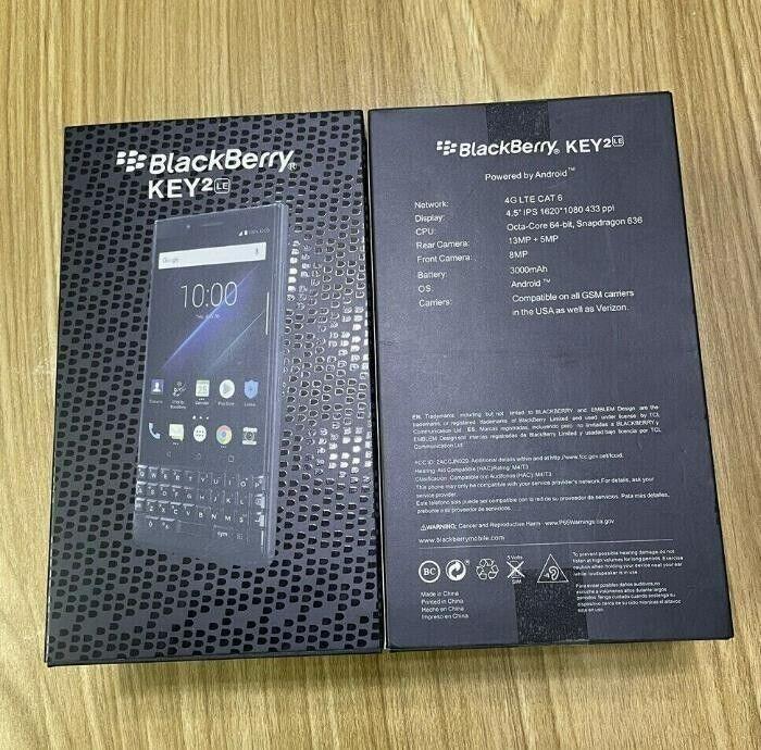 BlackBerry KEY2 LE (BBE100-4) 64GB Unlocked 4G Dual SIM Smartphone- Refurbished - Triveni World